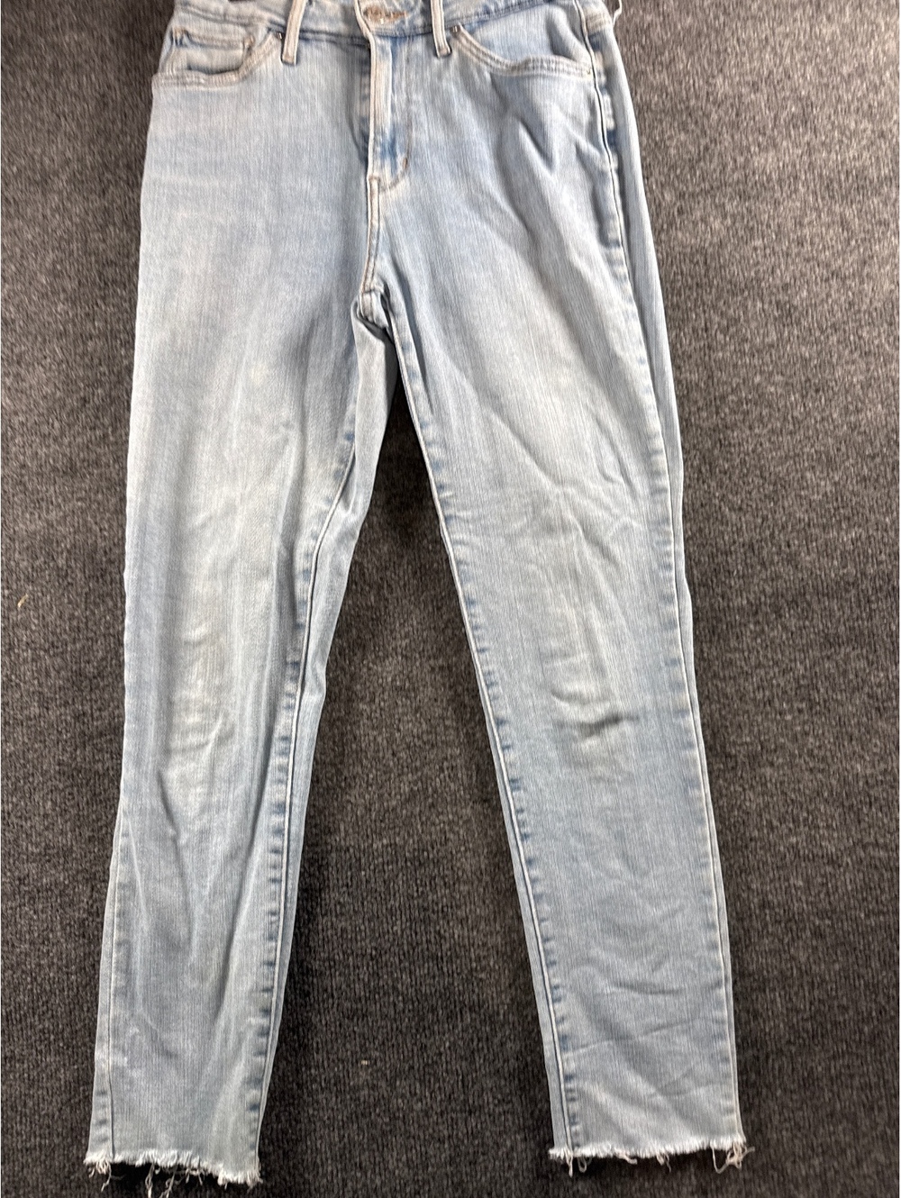 Levi’s 721 High Rise Skinny Ankle Jeans Womens 28 Light Wash Stretch Denim
